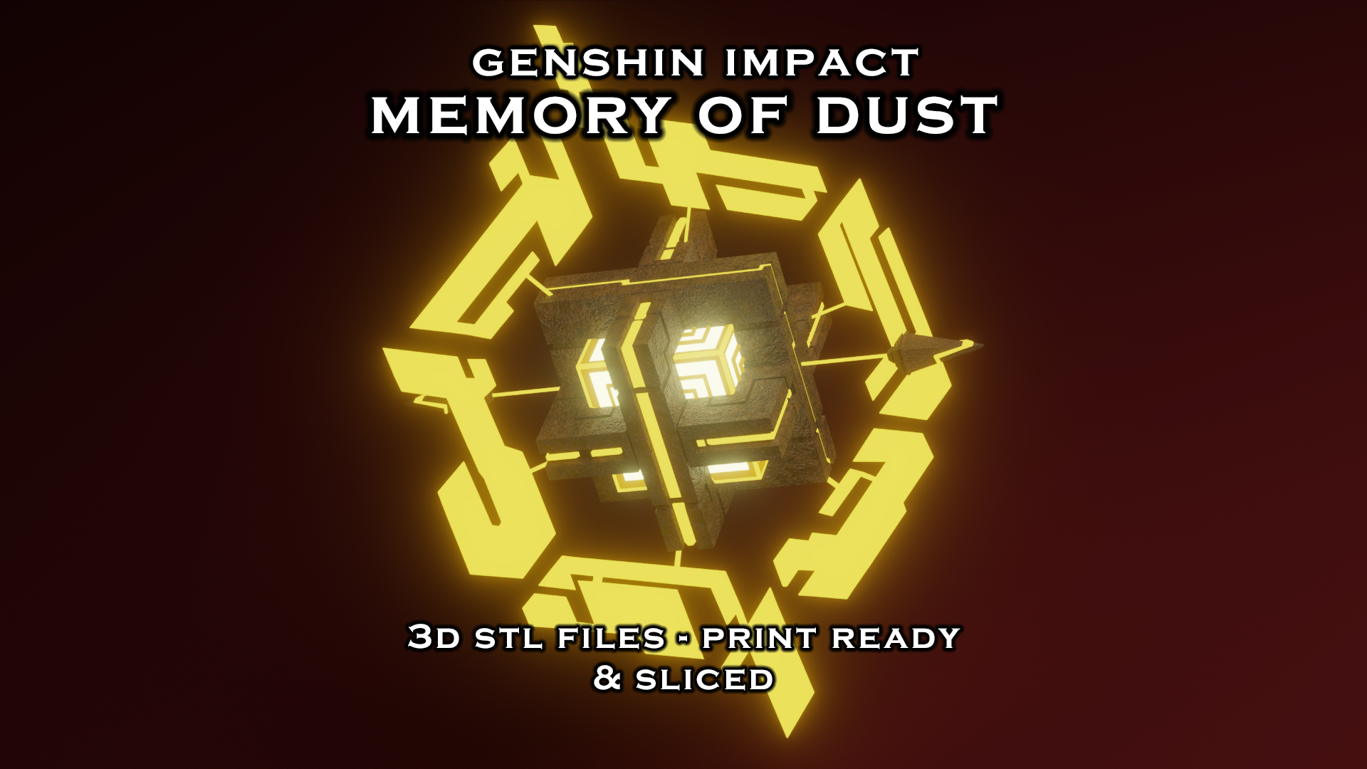 Memory of Dust -- Genshin Impact Prop -- Sliced Print Ready