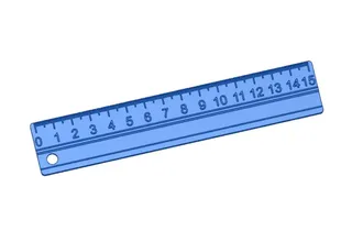 Lineal - Ruler by 3D Cheetah | Download free STL model | Printables.com