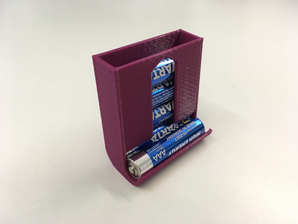 Simple Battery Dispenser (AA / AAA Type Batteries) by noniq | Download ...