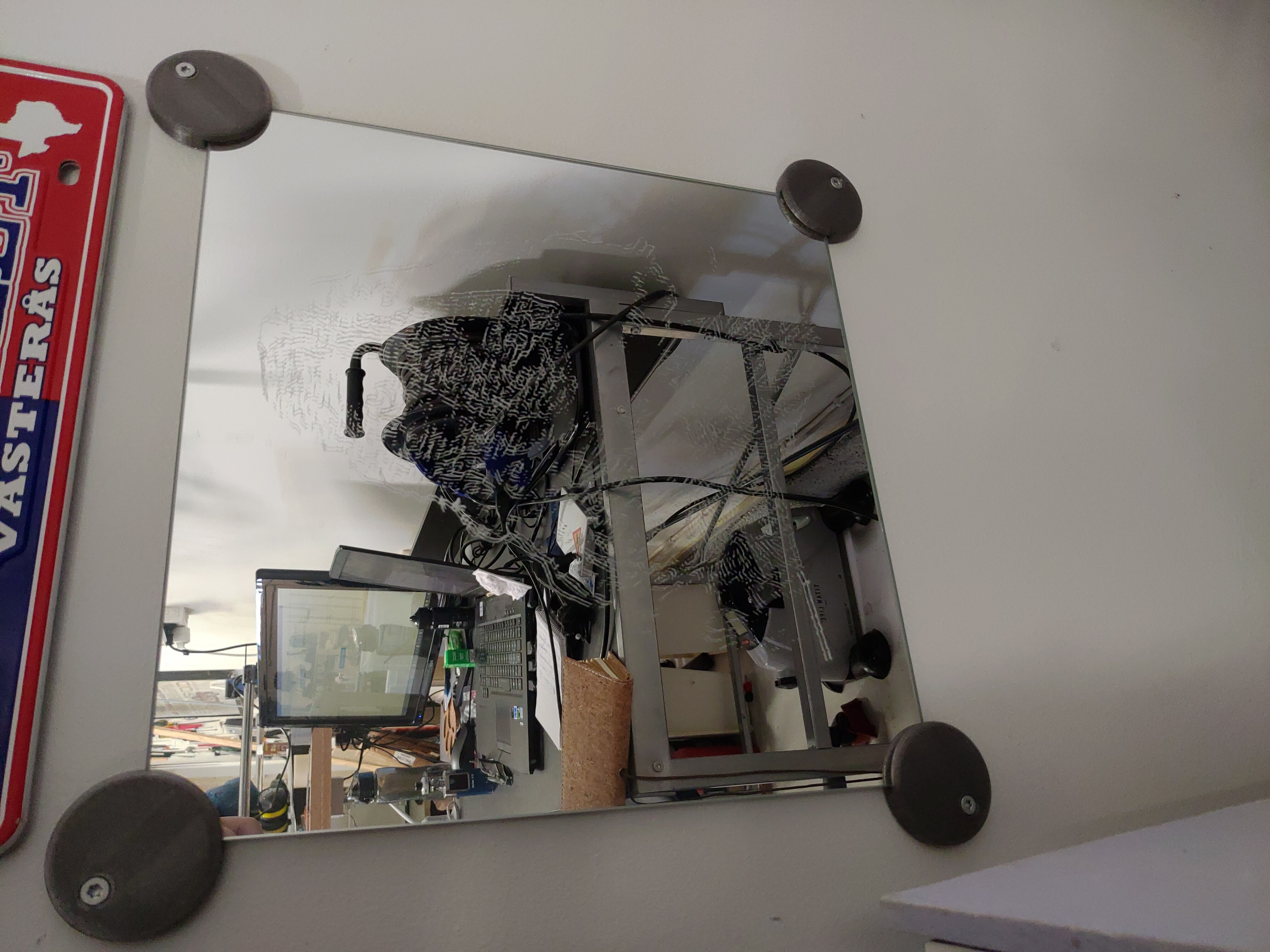 IKEA mirror holder