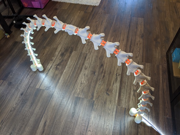 LED bridge lamp - Spine Bone