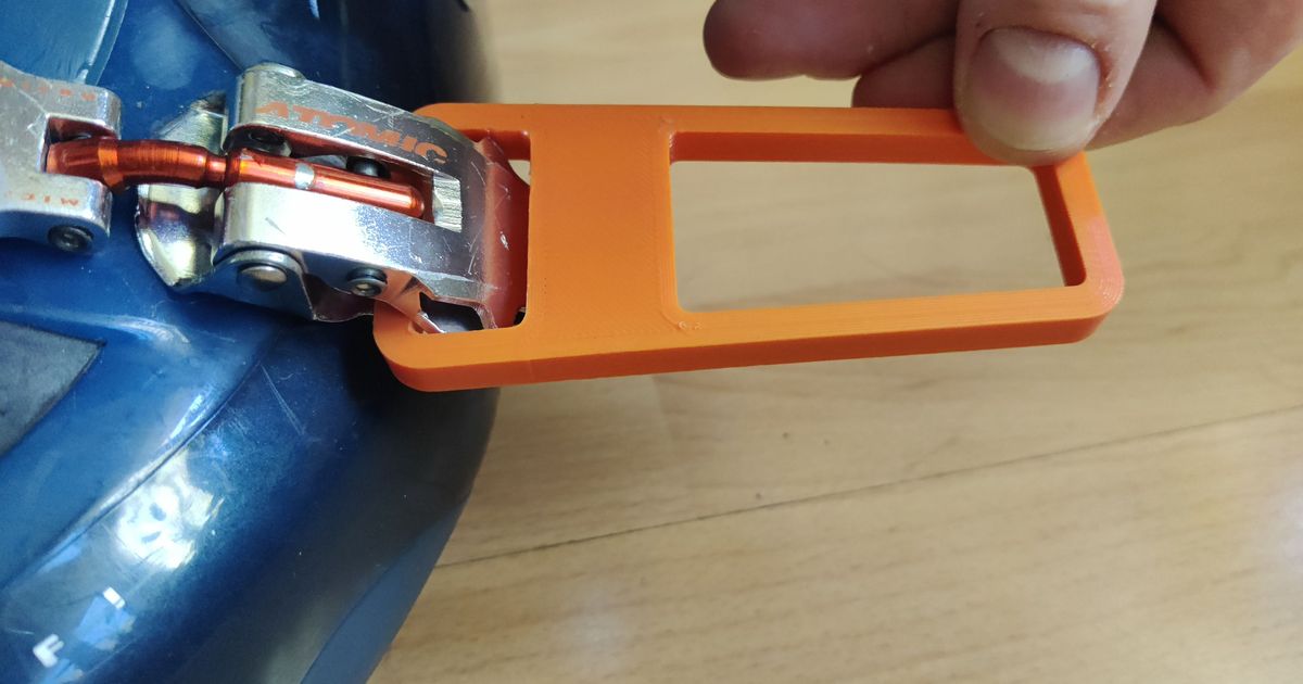 Ski Boot Buckle Lever Tool by Amra Download free STL model