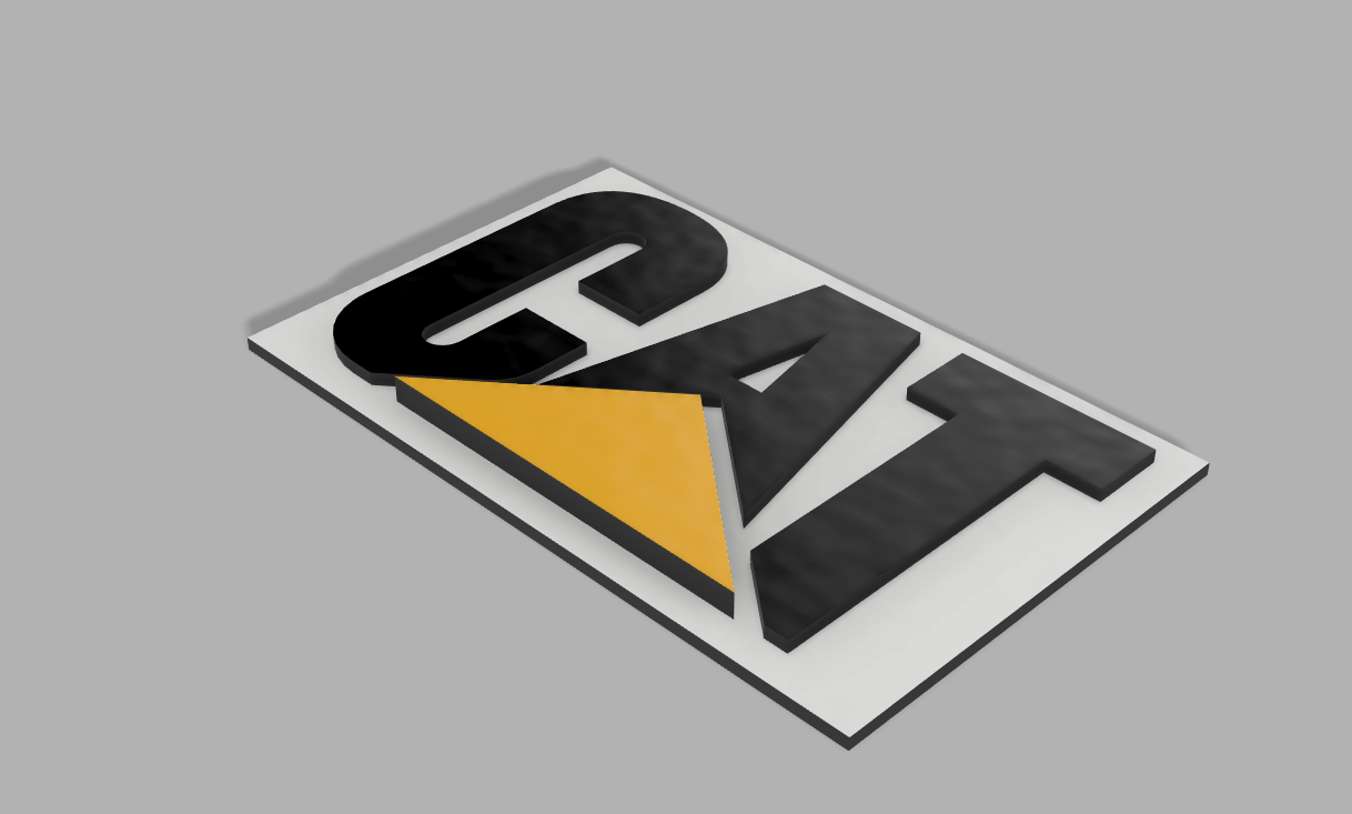 Miniatura 3 do modelo 3D CAT Logo