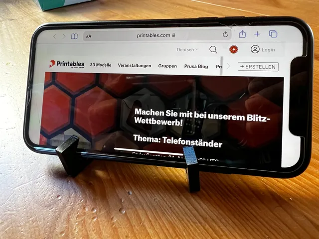 Foldable Mobile Stand (print in place)