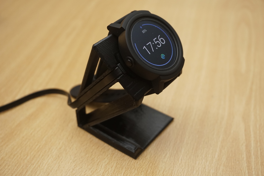 Ticwatch E charge stand by Bloodhoundje Download free STL model Printables