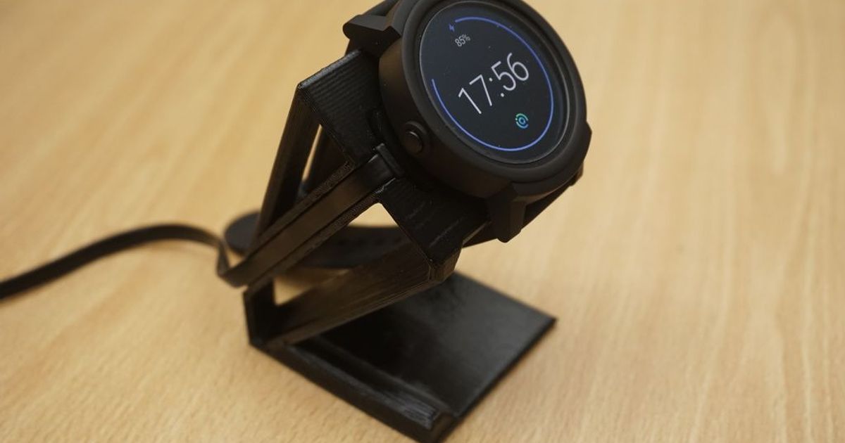 Ticwatch E charge stand by Bloodhoundje | Download free STL model ...