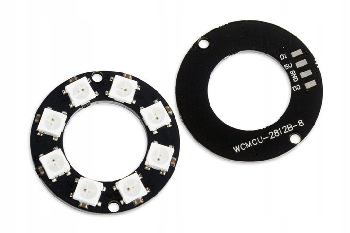 Articulating Raspberry Pi Camera Mount cover with 8LED ring light by ...