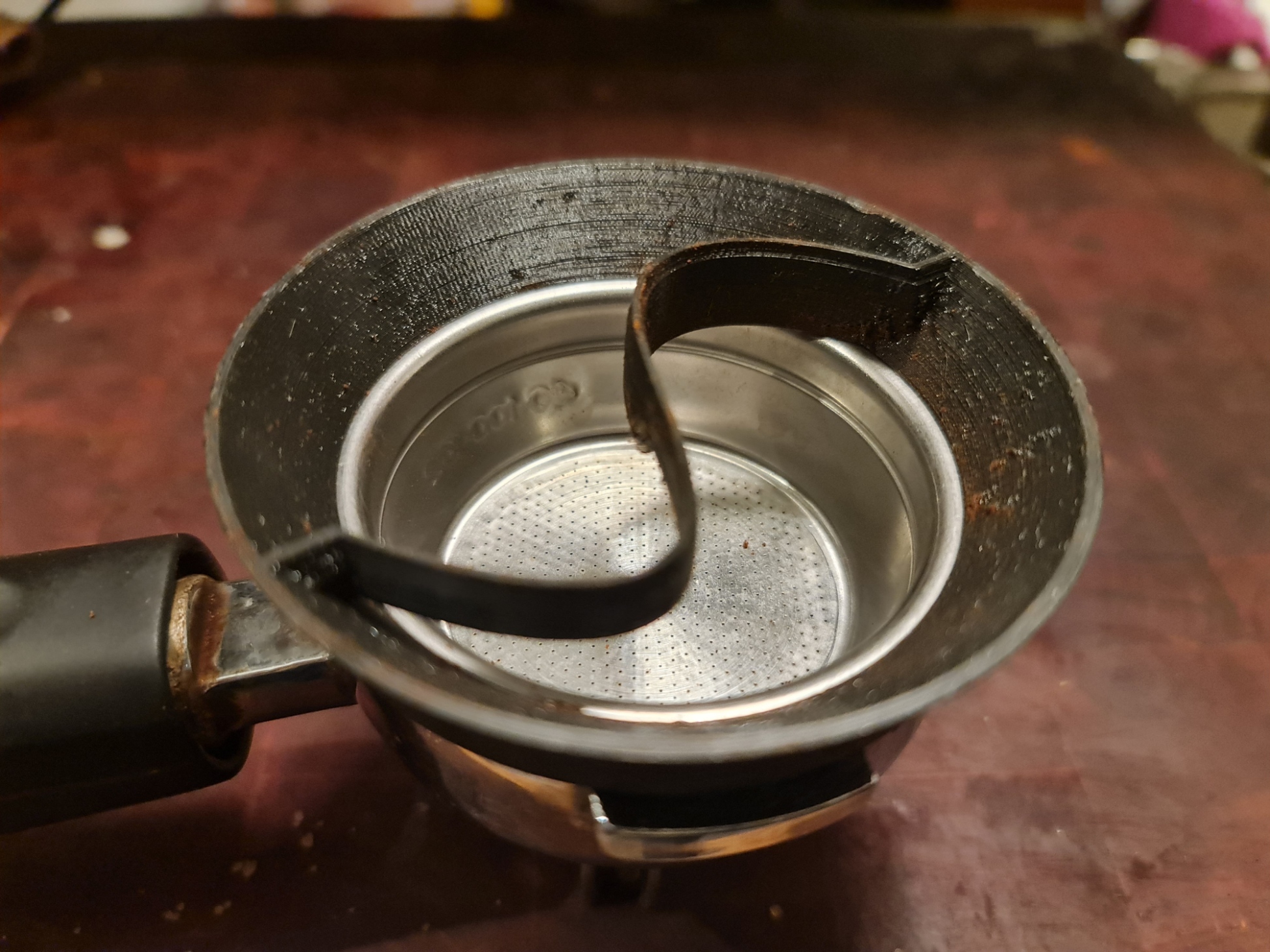 Coffee funnel for 58mm portafilter (Rancilio Silvia + Rocky)