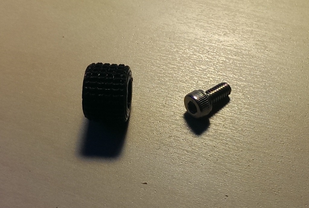 Thumbscrew Top for standard M4 hex screw