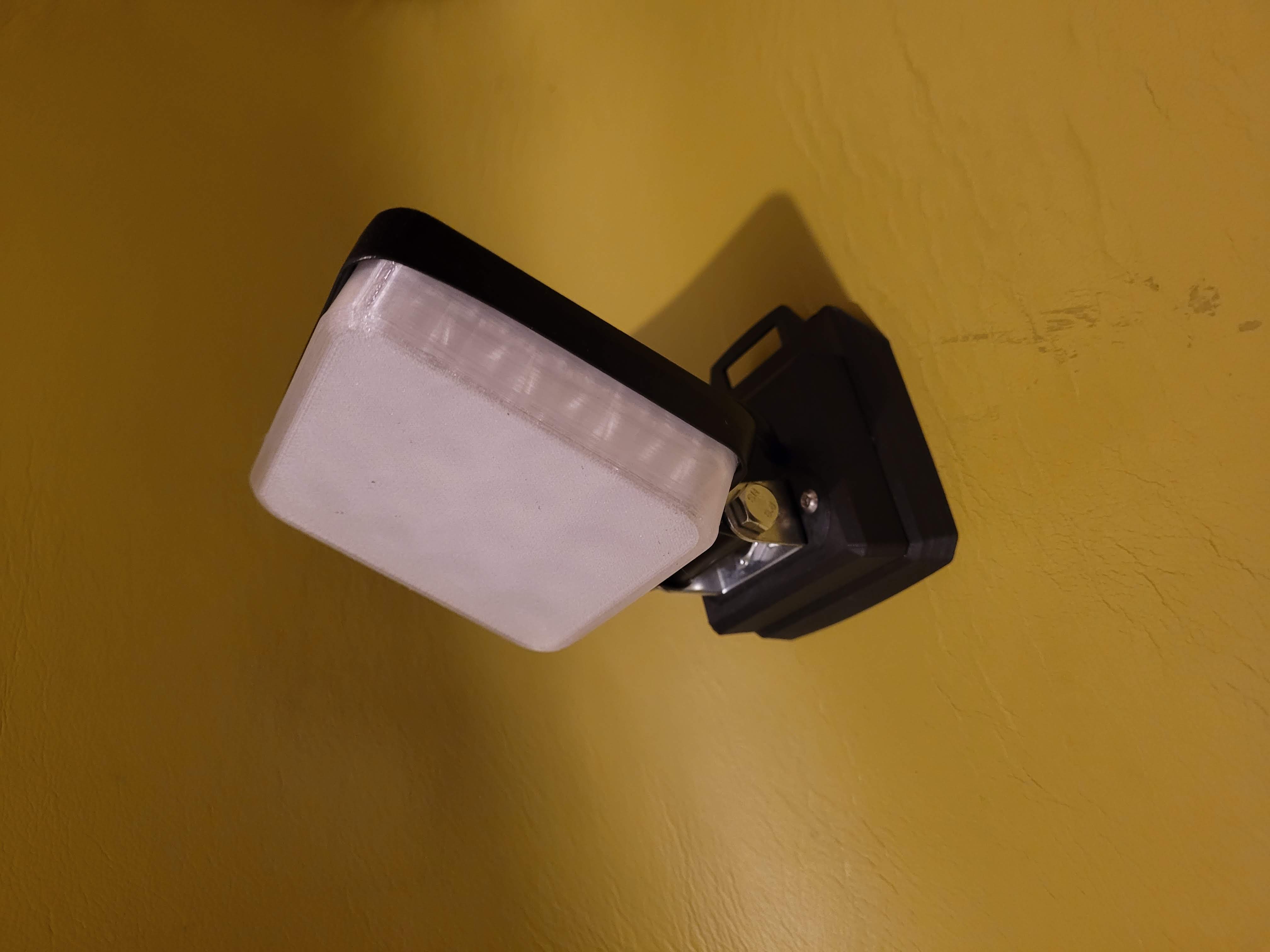 Diffuser for 8x8cm floodlight (Parkside 20v)