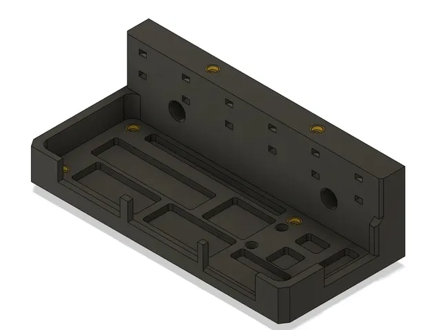 V3D Divider PCB Enclosure Body (heat insert version)