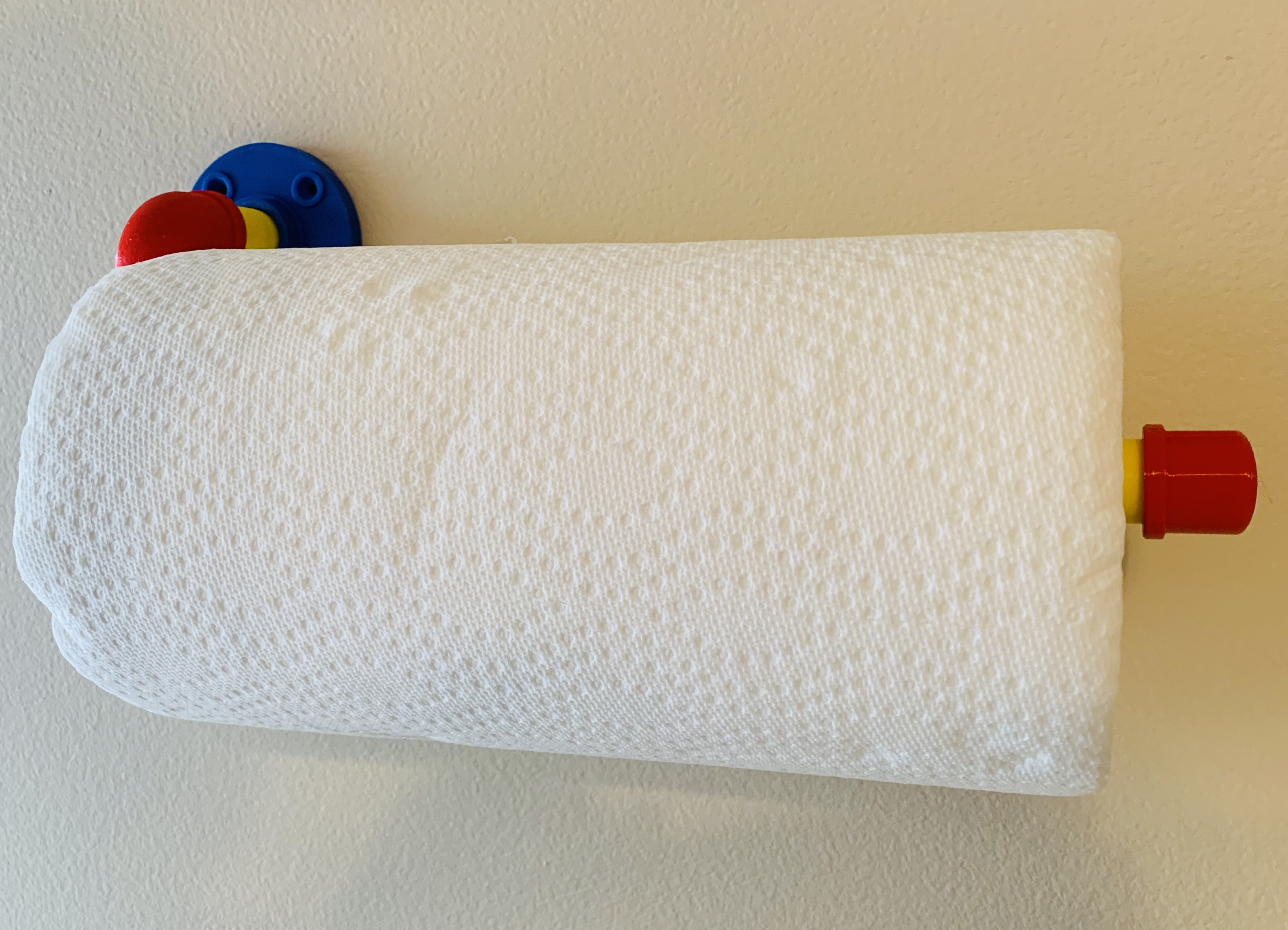 Fun Paper Towel Holder made from plumbers fittings by Art G