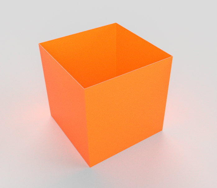 178x178x178mm test model wall 0.8mm