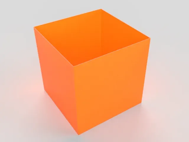 178x178x178mm test model wall 0.8mm