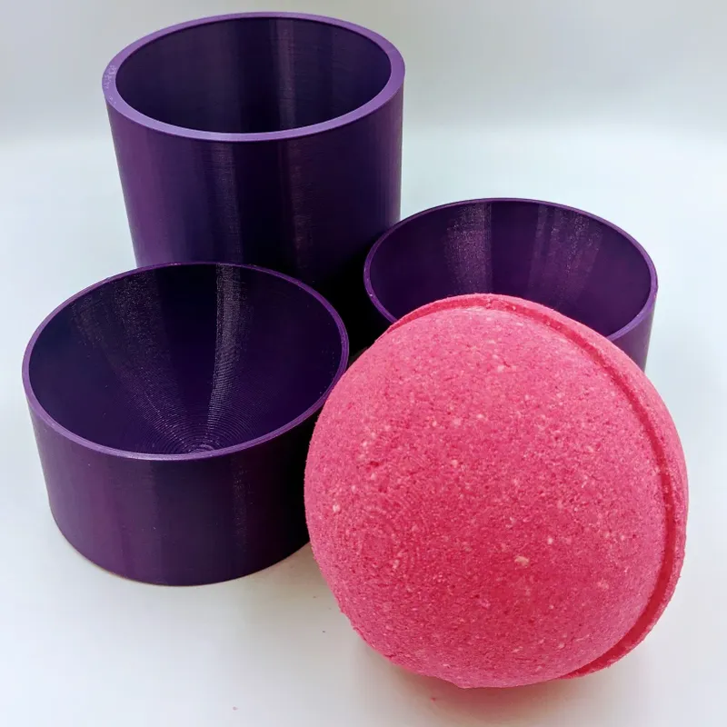 I've been experimenting with 3D printing bath bomb molds recently. (Post  your mold ideas and I'll see if I can design them :D) : r/BathBomb