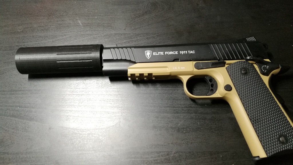 Threaded Airsoft Silencer