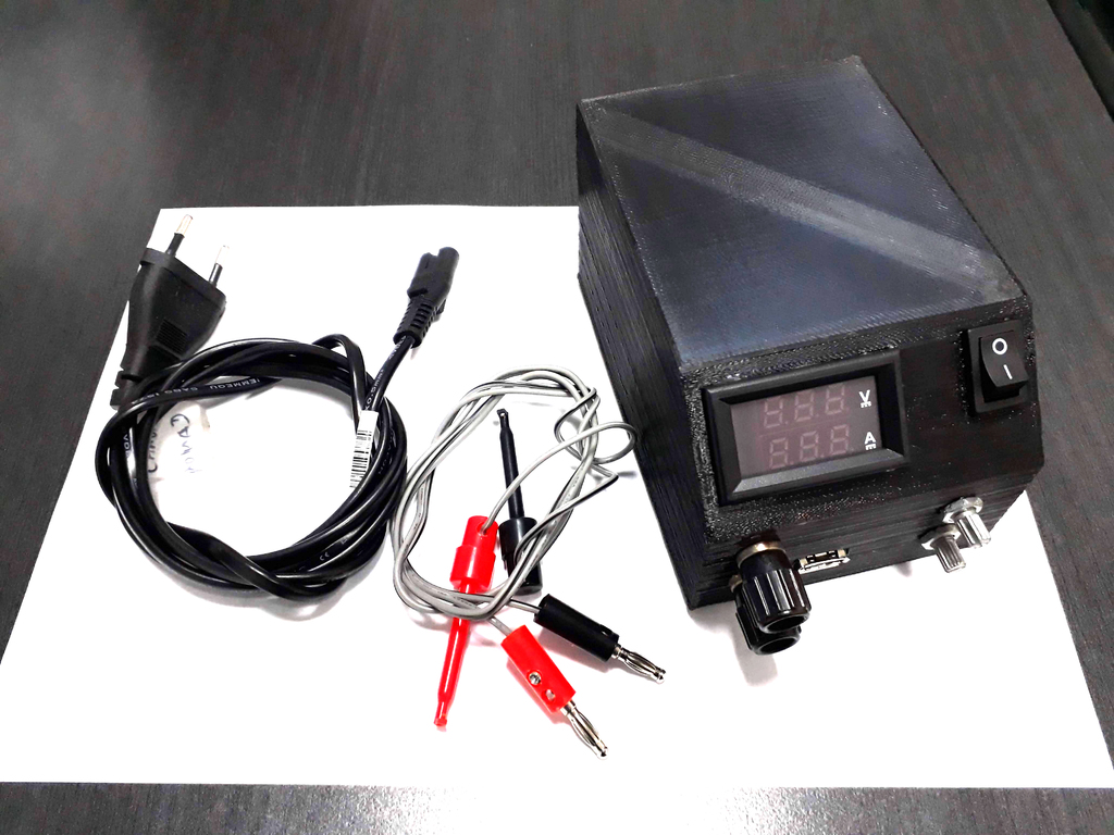 Miniatura 5 do modelo 3D Lab variable power supply