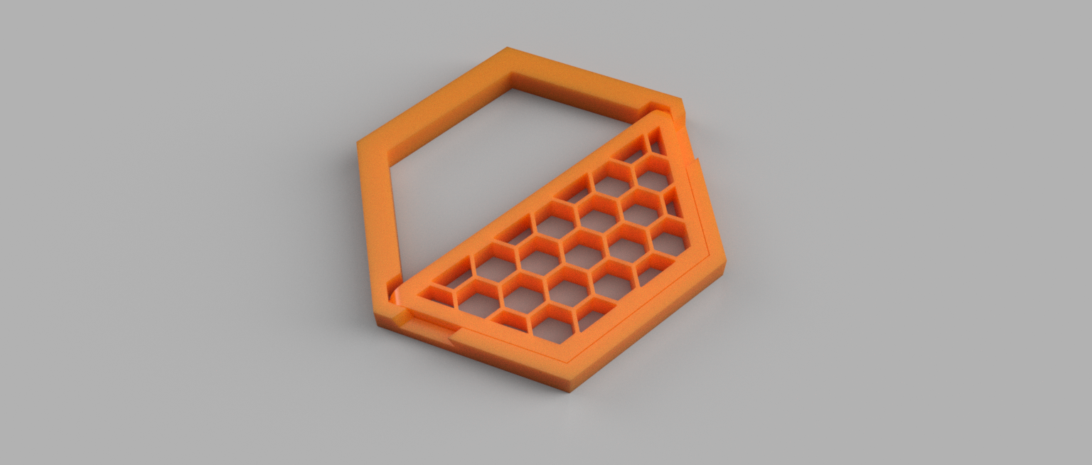 Foldable Honeycomb Phone Stand