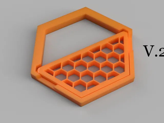 Foldable Honeycomb Phone Stand