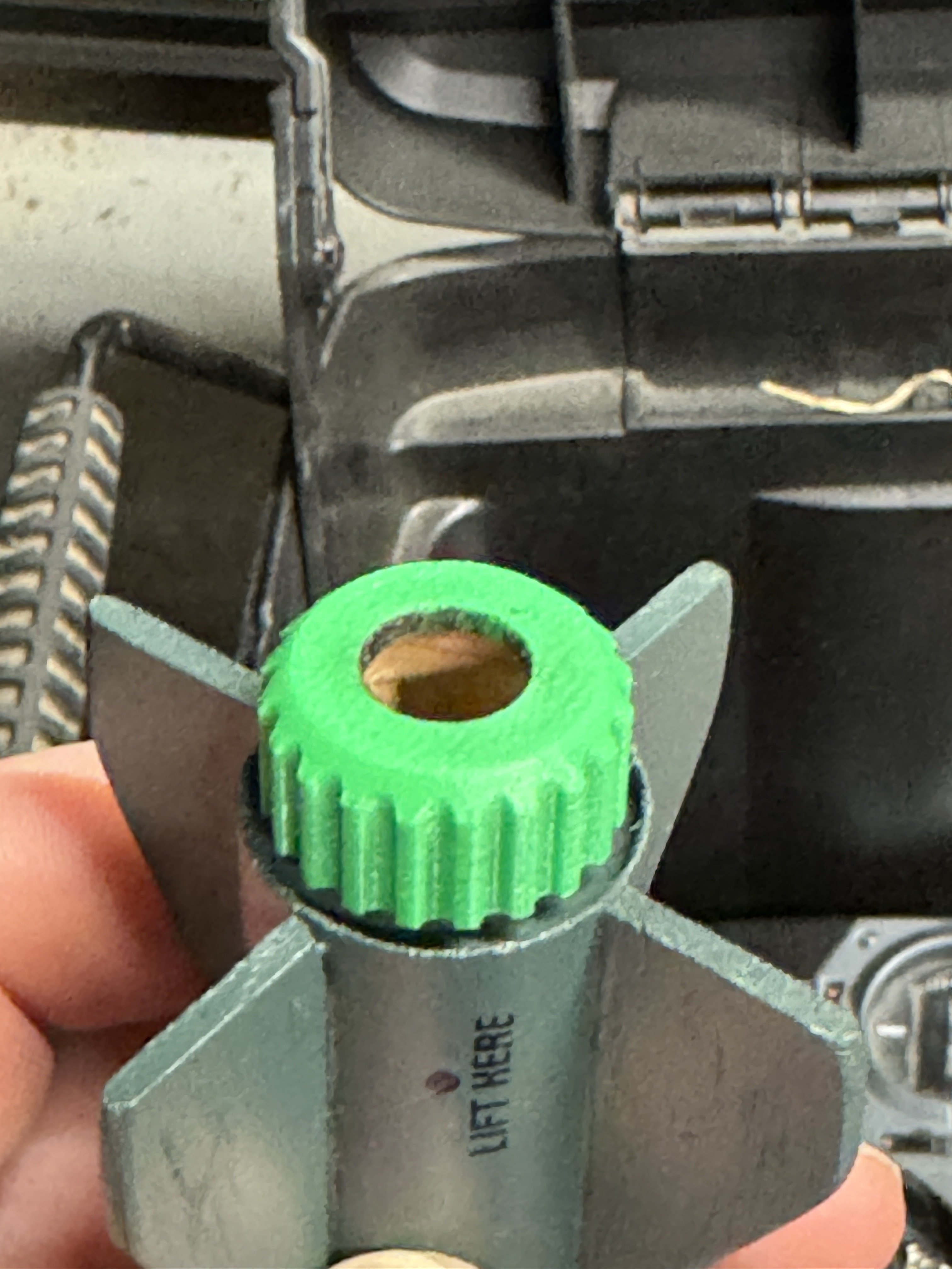 13mm Model Rocket motor retainer