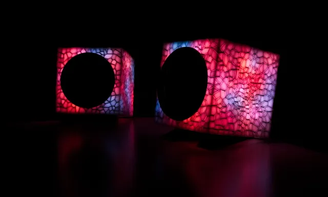 3D Printed Reactive LED Speakers