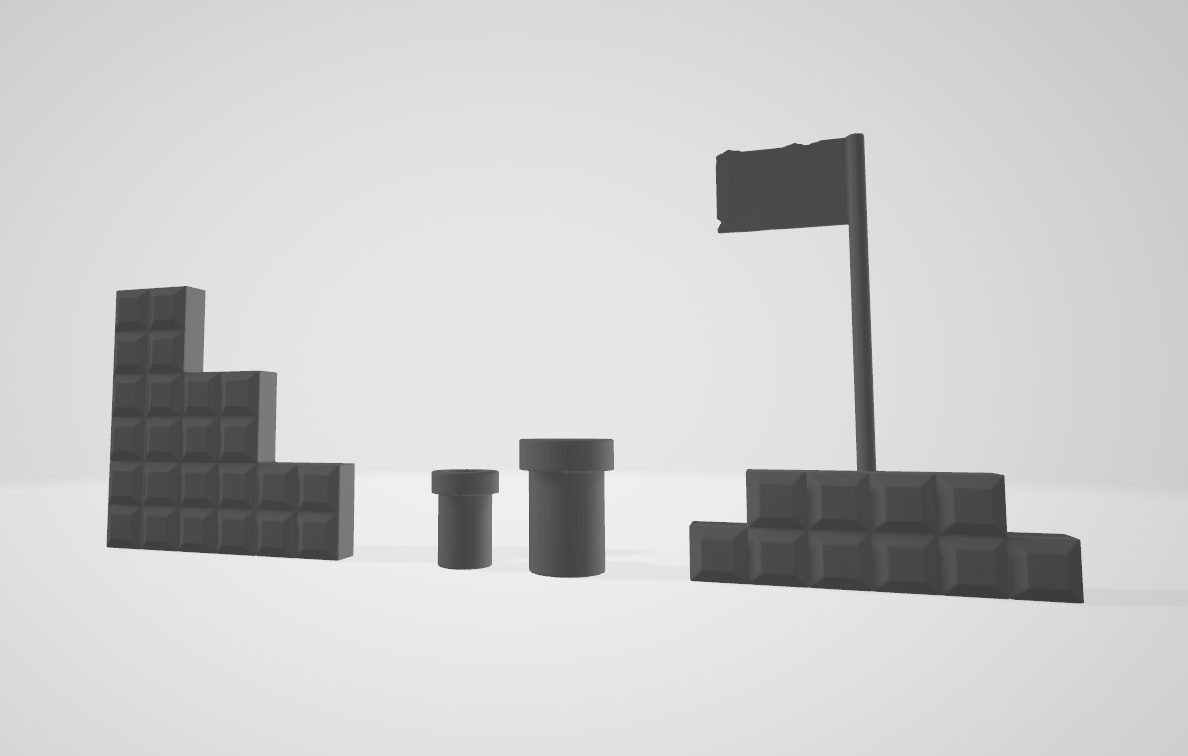 Mario Game Play Scene by Khanna Download free STL model