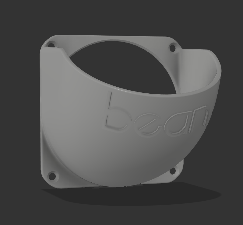 Bean Trailer Heater Air Scoop by theDroob Download free STL model
