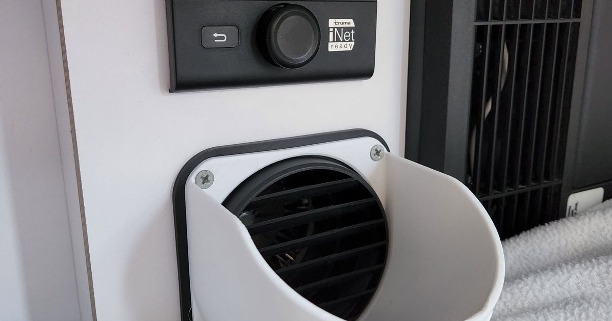 Bean Trailer Heater Air Scoop by theDroob Download free STL model