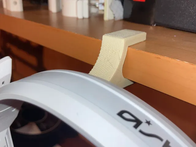 Headset Hanger for ~20mm shelf