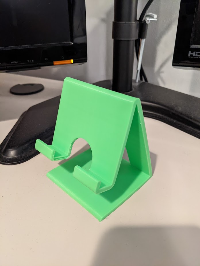 Fully Parametric Phone Stand w/ Adjustable Angles, Widths, and Heights