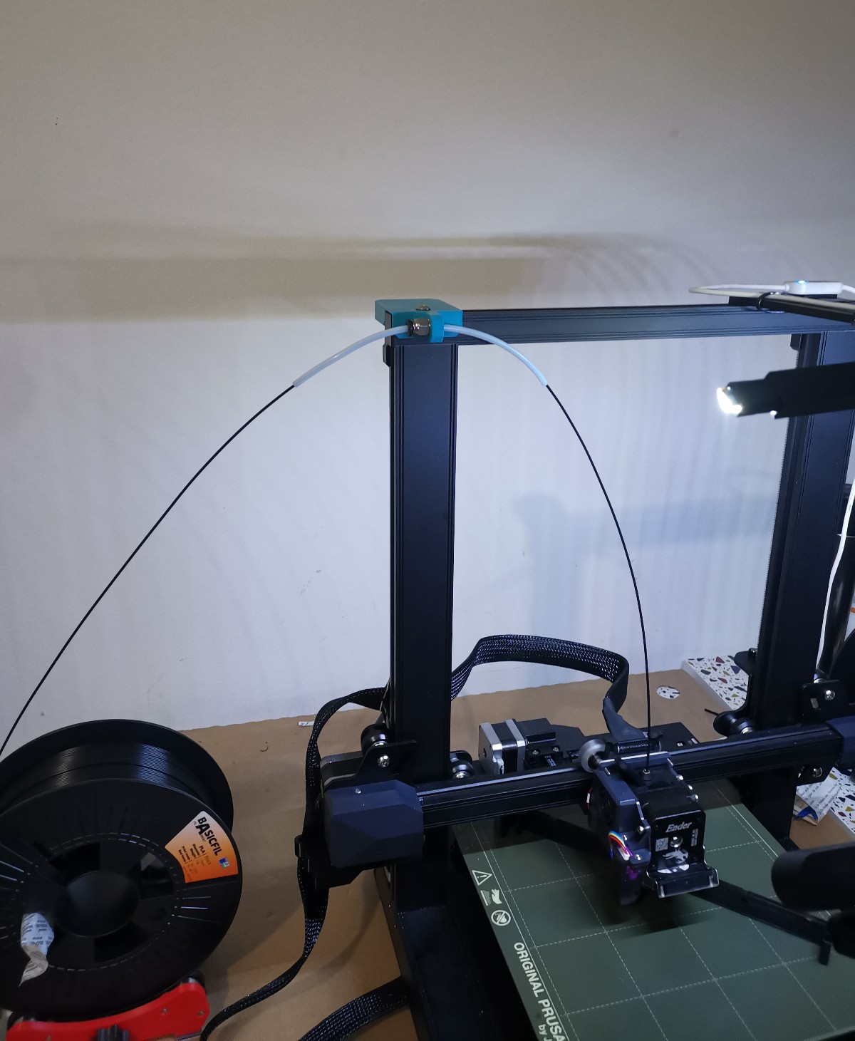 Side Spool hoder filament guide for Ender-3 S1