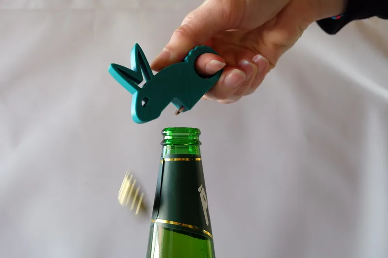 RABBEER The Easter Bottle Opener by 3DLUCA Download free STL model