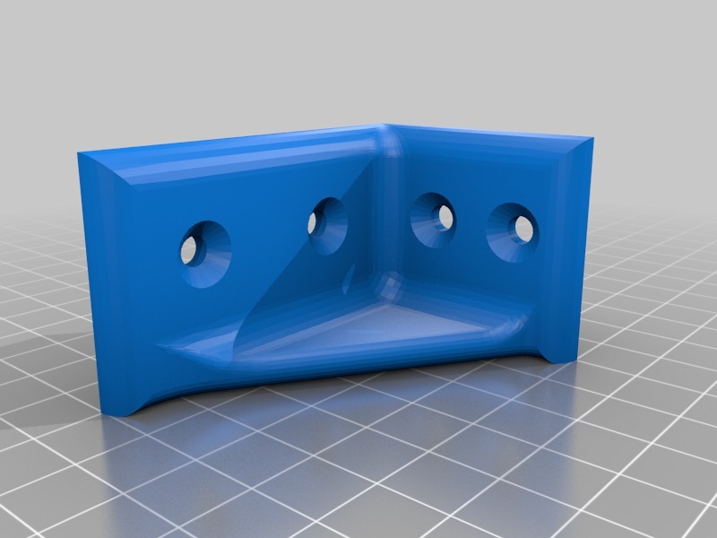 Miniatura 3 do modelo 3D Stronger Shelf Bracket