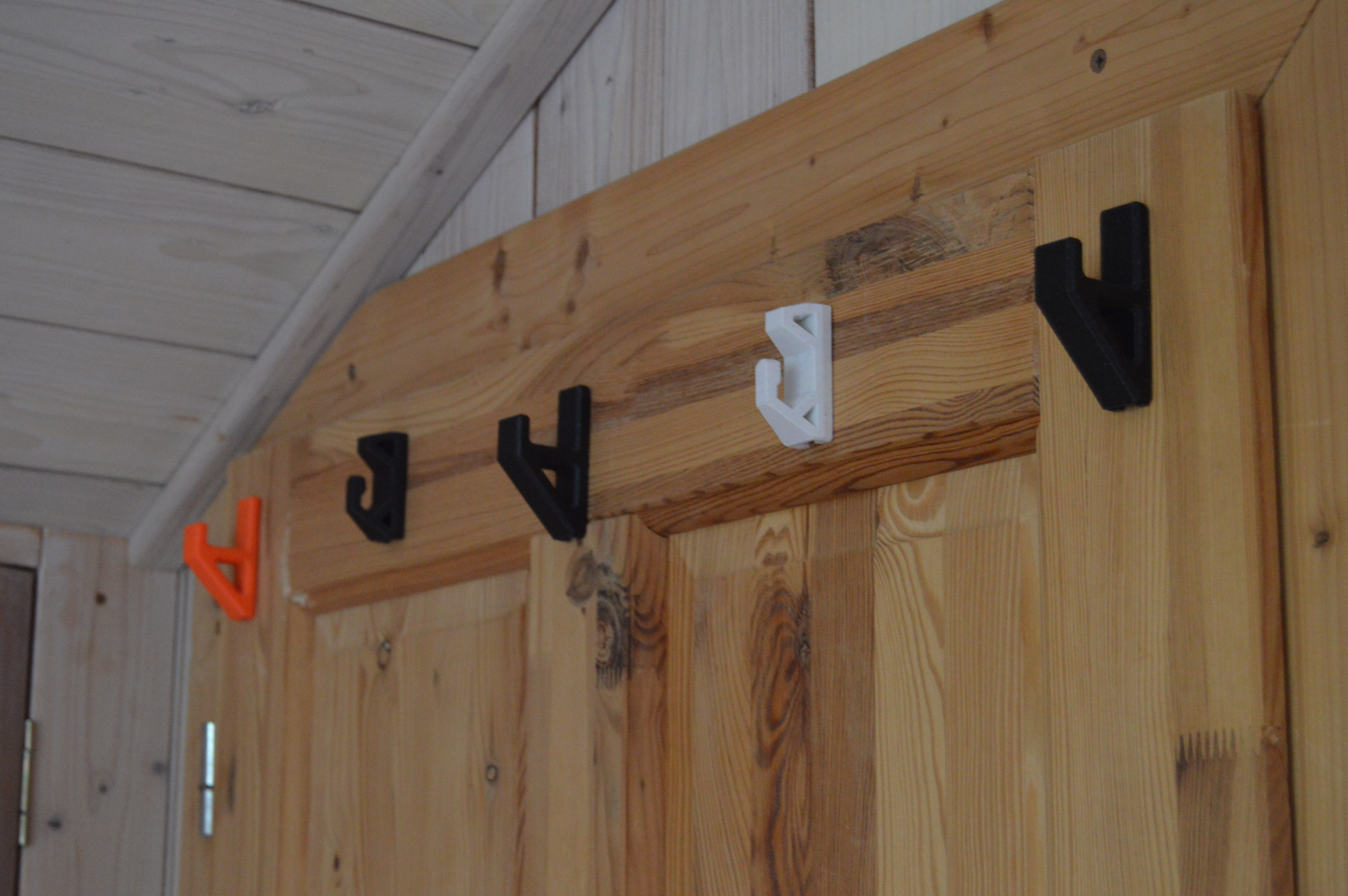 Miniatura 5 do modelo 3D Detachable wall hooks