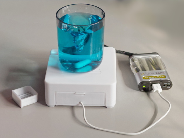  Battery Powered Magnetic Stirrer : Learning: Science