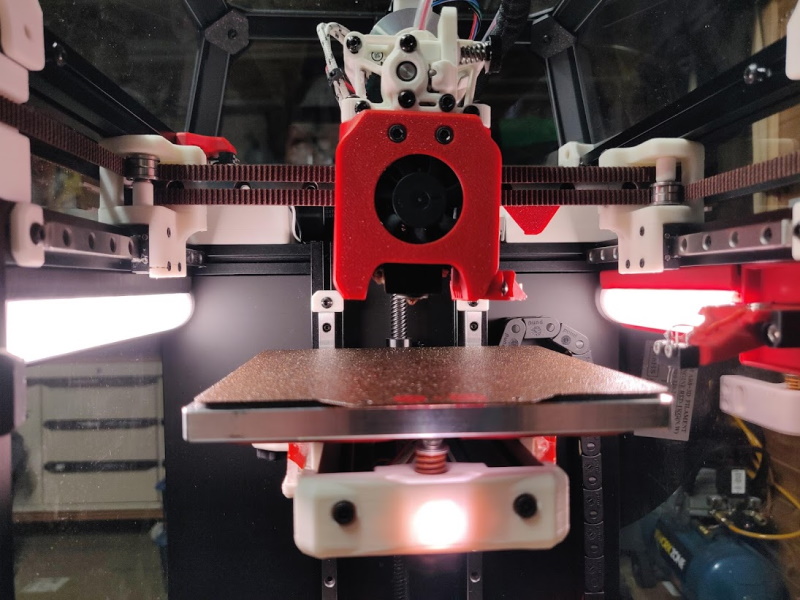 Clip-in LED mounts for Voron 0 (1515 extrusion)