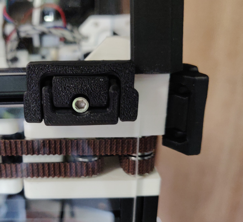 Voron 0.1 filament latch (1515 extrusion)