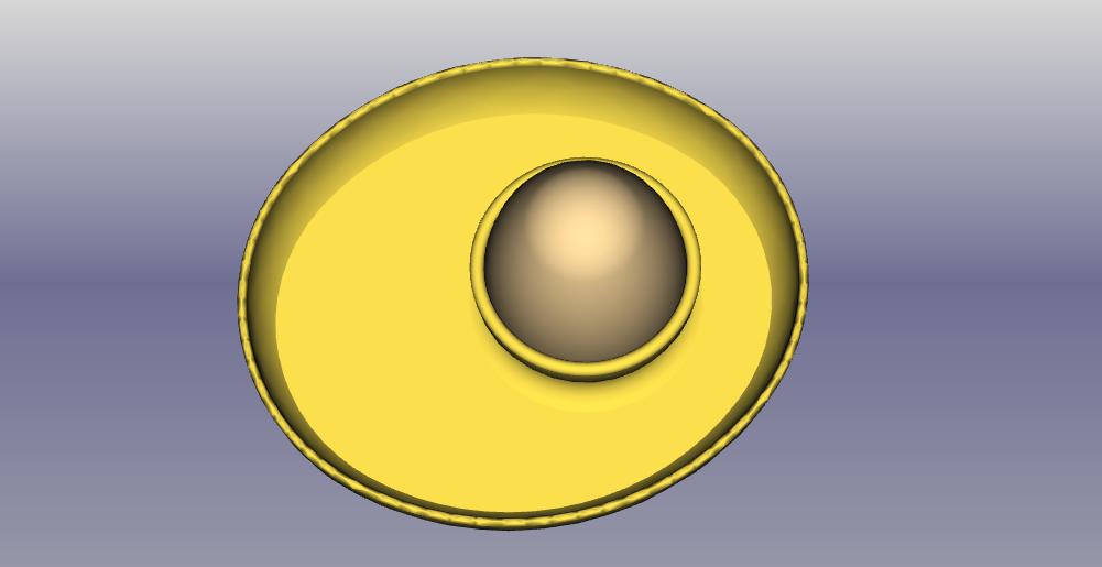 Miniatura 5 do modelo 3D Simpler Eierbecher mit Untersatz
