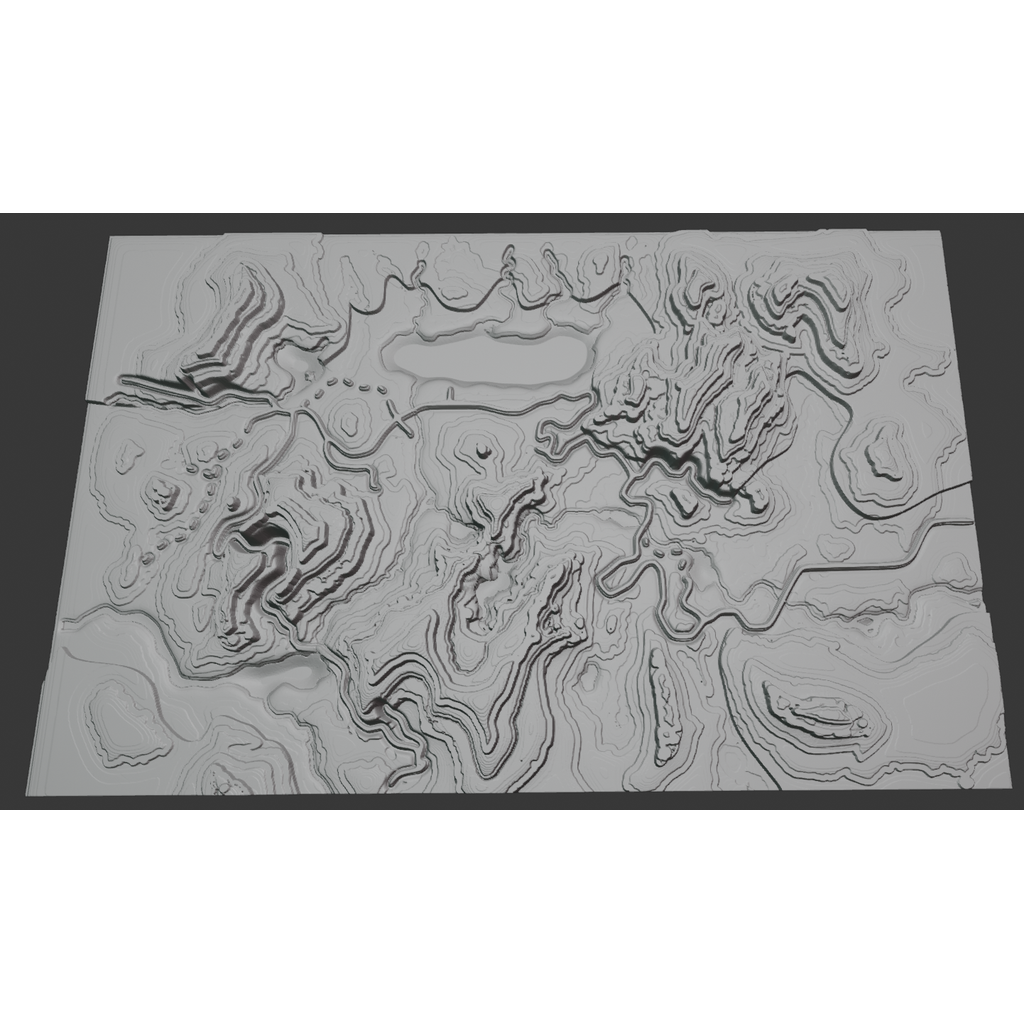 Topographical Map Of Barovia