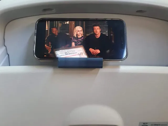 Adjustable BA Airplan Seat Phone Stand