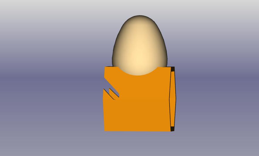 Miniatura 6 do modelo 3D Sechseck  Eierbecher