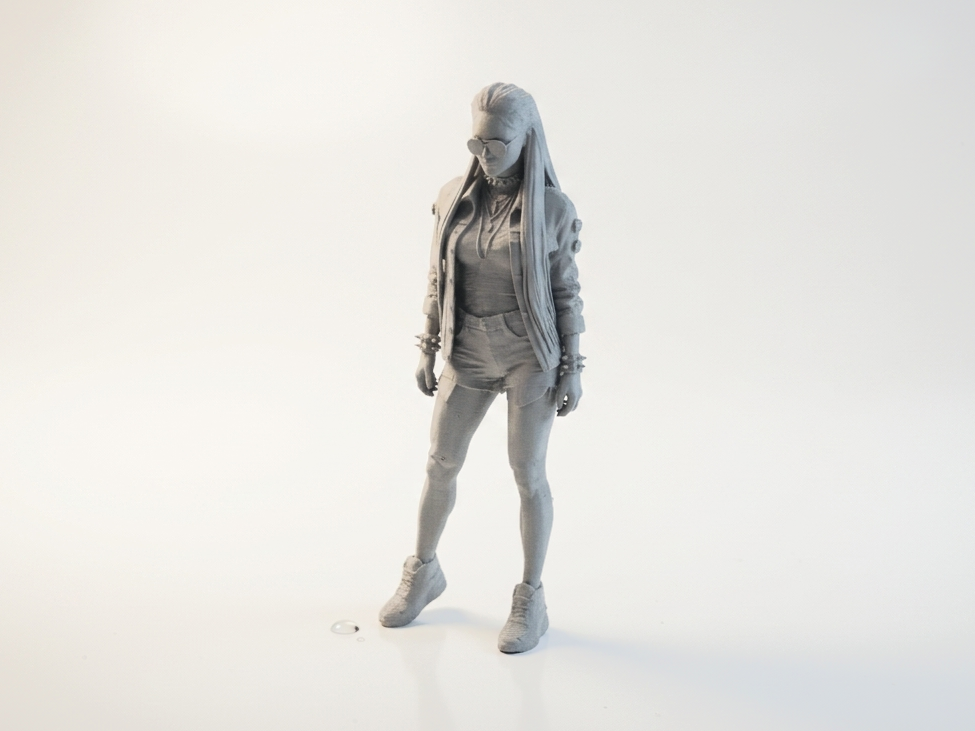 Cool Goth Girl Figurine Movies TV 3D Printable