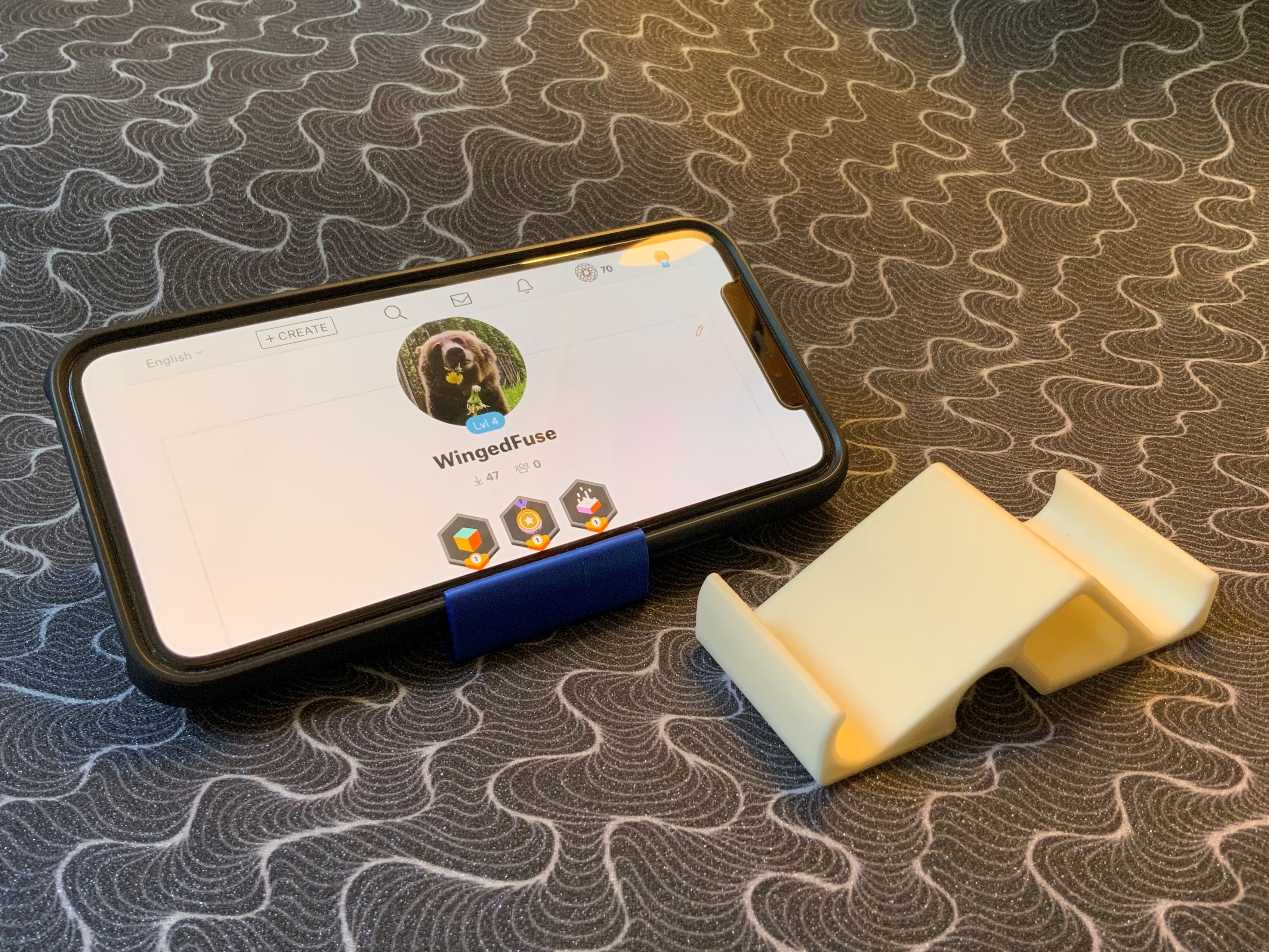 Miniatura 2 do modelo 3D Multi angle phone stand