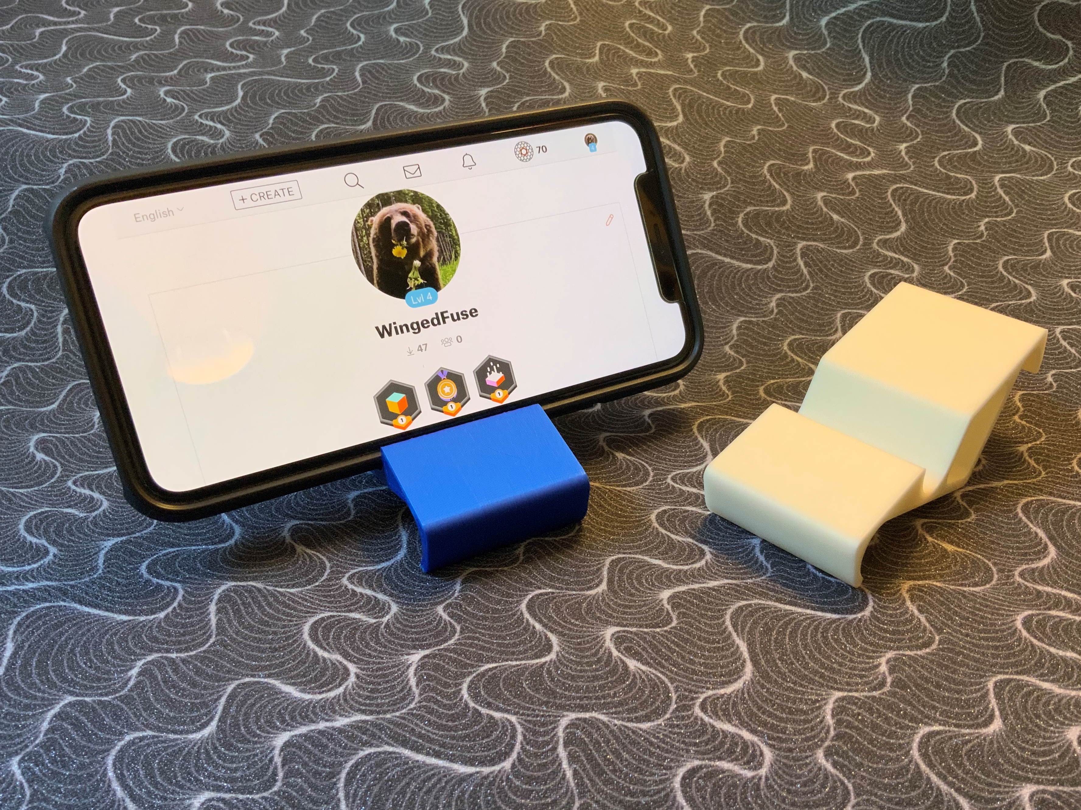 Miniatura 3 do modelo 3D Multi angle phone stand
