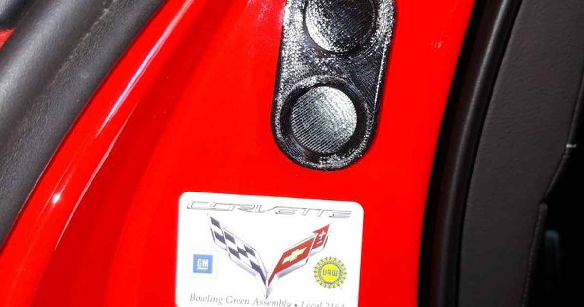 Car Door Jamb Handle by Tom Finzel Download free STL model