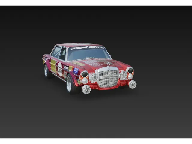 Mercedes 300 SEL 6 8 AMG Red Pig