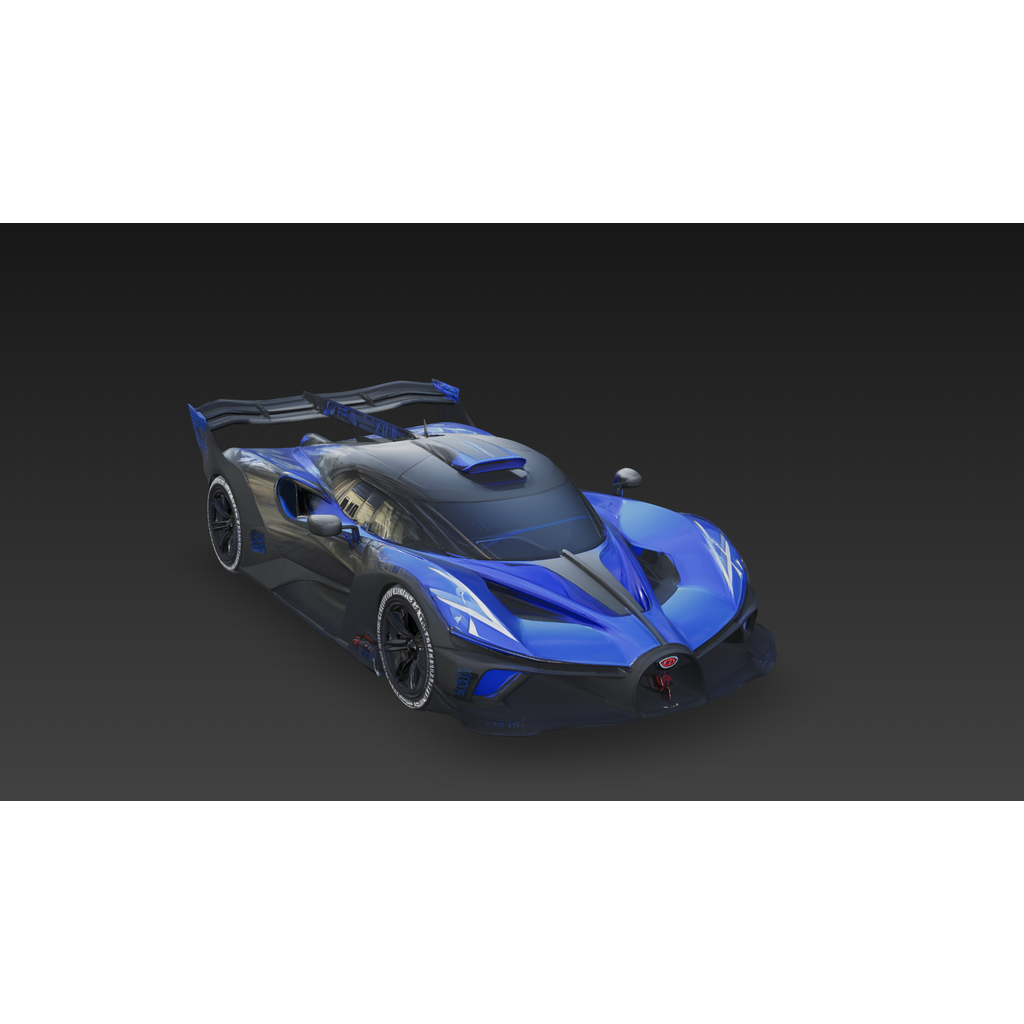 Miniatura 2 do modelo 3D Bugatti Bolide