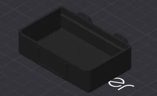 Storage box for Honeycomb storage wall - box_80x50x22_v2