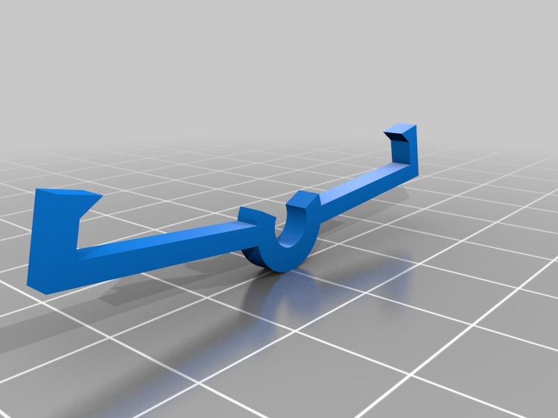 Miniatura 2 do modelo 3D Peg board Clips