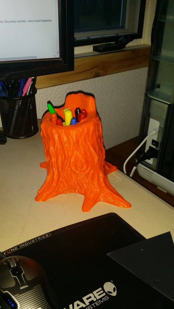 Tree Stump Pen/Pencil Holder